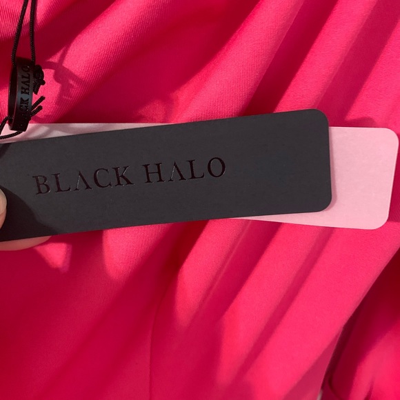 NWT Black Halo Retro Jackie O Swing Dress Fuchsia Pop 10 - Picture 10 of 11